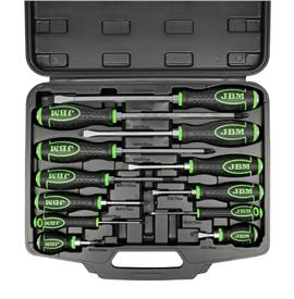 Odvijači udarni ravni i krstasti u garnituri OK prihvat 12/1 JBM